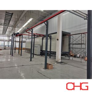China Automated Powder Coating Line For Aluminum Profile Hardware With Conveyor System on sale