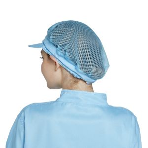 KL-3011 Breathable Food Processing Hat with Polyester-Cotton Mesh for Dustproof