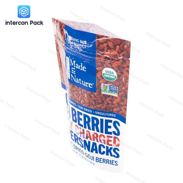 Heat Seal Paper Plastic Composite Bag Customized Size Recyclable Ecofriendly