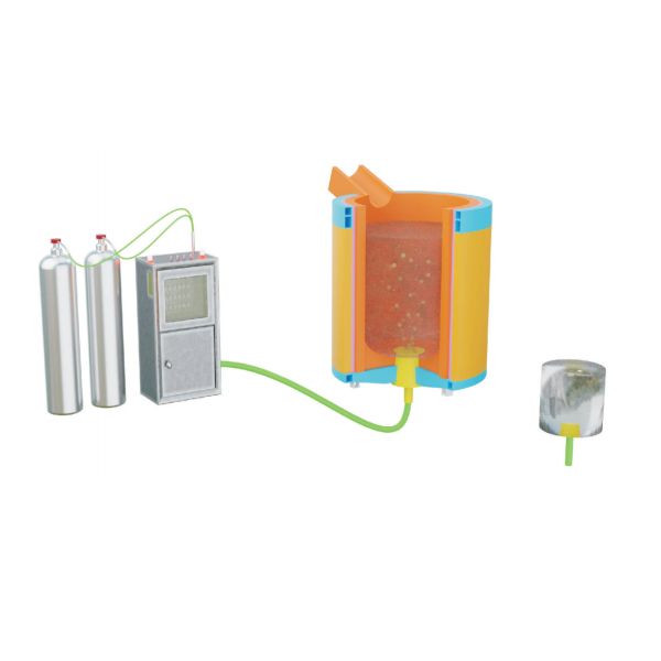 Buy cheap Top & Bottom Argon Blowing System for Foundry Refining from wholesalers