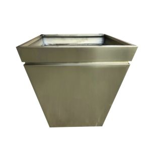 Buy cheap Powder Coated Galvanized Iron Matte Planter Flower Pot from wholesalers