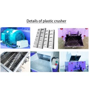 High Efficiency Low Energy Consumption Plastic Crusher for Waste Plastic