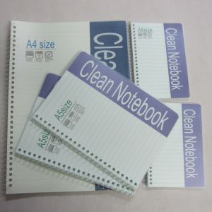 PVC Cover Lint Free 50 Pages A5 Cleanroom Spiral Notebook