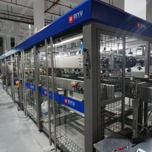 Buy cheap Automatic Drop Type Wrap Around Case Packer with PLC and HMI Control and Bottle Shortage Alarm product