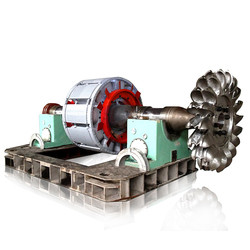 High Speed Pelton Turbine Generator 500-3000r/min 50/60Hz Rated Frequency