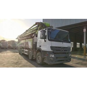 Buy cheap 2019 Zoomlion Super Long Boom Pump Mounted Concrete Pump on Benz Chassis Directly Sale from wholesalers