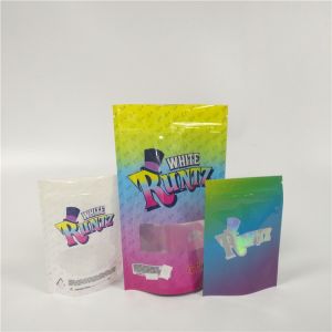 Buy cheap 3.5 Grams Plastic Pouches Packaging Stand Up Mylar k Weed Runtz Hemp Bags from wholesalers