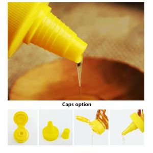 Buy cheap Customized Clear Plastic Squeeze Bottles Reusable Small Honey Jugs 110ml from wholesalers