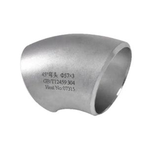 Customized Thickness Copper Nickel Elbow For Various Applications Butt Welding
