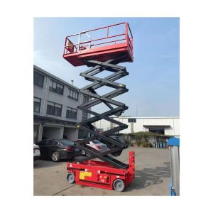 Buy cheap 8 m 10 m 11.8 m Vertical Platform Lift Mobile Scissor Lift Elevating Aerial Work Platform Lift from wholesalers
