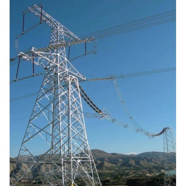 Buy cheap Hot Dip Galvanized 66KV Angular Steel Lattice Electric Transmission Tower from wholesalers
