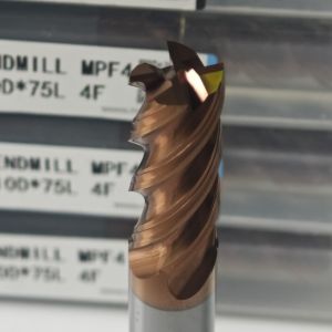 MPF4 Univeral 4 Flutes Flat End Mill 10mm Φ10x25x10Dx75mm for Cutting Low-Carbon