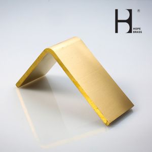 2000mm Length Brass L Profile , C3604 Copper L Shape Profile