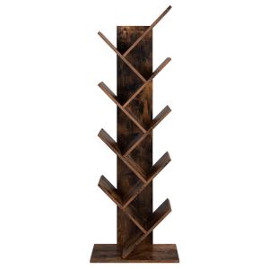 Buy cheap Unique Design Bookshelf for Sale, Wooden Book Storage Shelf, Rustic Bookcase, Home Office Book Tree, LBC11BX from wholesalers