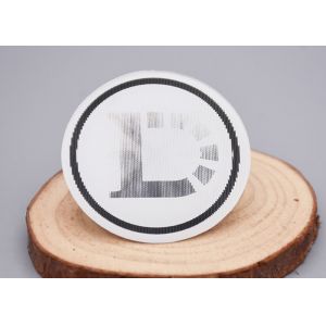 Buy cheap Silicone Rubber Backing, Printed With A Black Reflective Logo,For Clothing from wholesalers