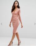 Buy cheap Newest Design Women Sexy Bodycon V-Neck  Dress With Lace Detail Hot Sale from wholesalers