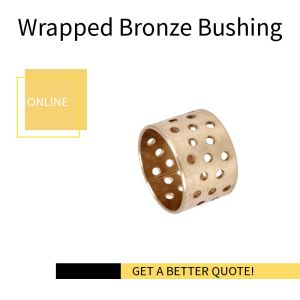 Buy cheap CuSn8, Cylindrical Wrapped Bronze Bearings from wholesalers