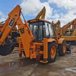 JCB 4CX Used Backhoe Loader With Turbocharged Engine 175L Fuel Capacity