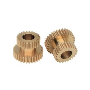 Buy cheap Industrial  Miniature Spur Gears Cluster Brass Double Spur Gear 32T M1.0 And 24T M1.0 from wholesalers