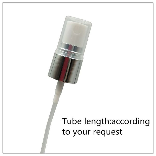 UV Plating Silver Fine Mist Sprayer 18/410 20/410 Bottle Sprayer Pump