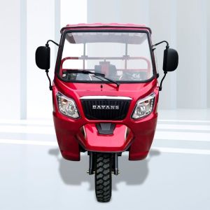 Open Body Type 2021 DAYANG 250cc Semi Cabin Cargo Tricycle 300cc Red Color Power