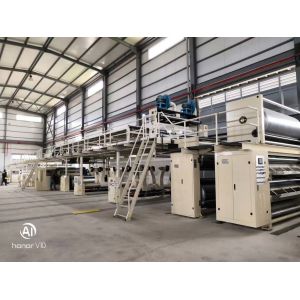 Buy cheap Dpack corrugator WJ150-2500 3 Layer Corrugated Cardboard Production Line with Italian technology and customization from wholesalers