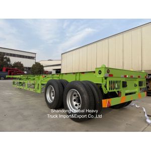 Heavy Duty Low Bed Semi Trailer with Q345B Steel and Jost 28ton Outrigger for 13