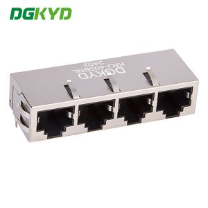 Buy cheap KRJ-405BNL RJ45 Multiple Port Connectors 100Mbps Integrated Filter Network Interface Communication Socket Ethernet Jack from wholesalers