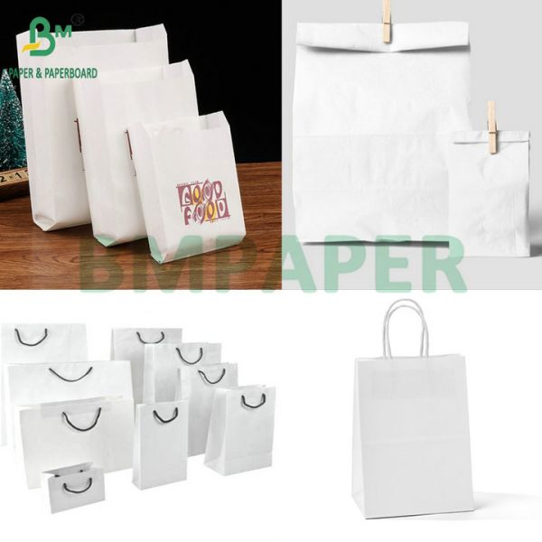 Wood Pulp 50gsm 60gsm High White Kraft Paper For Packaging Bags Wood Pulp 50gsm 60gsm High White Kraft Paper For Packaging Bags