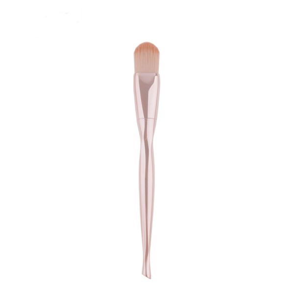 Buy cheap Soft Silica Custom Logo Makeup Brushes , Cosmetic Face Brushes Electroplated Handle from wholesalers