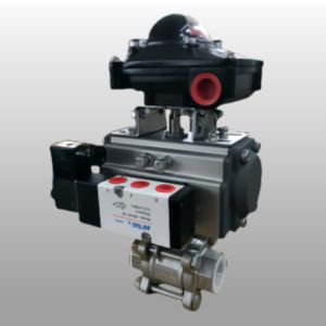 Buy cheap OEM Pneumatic Actuated Ball Valve Spring Return Pneumatic Ball Valve product