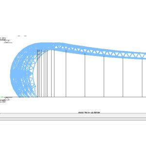 Synthetic Stadium Steel Structure Building Architectural And Structural