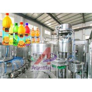 High Accuracy Juice Filling And Packaging Machine For 200-2000ml Bottle