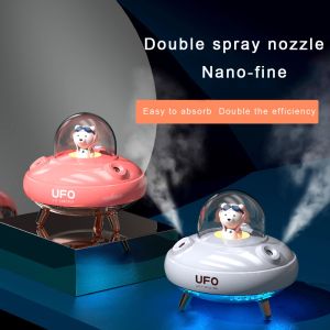 Buy cheap HOMEFISH Mini Ultrasonic Evaporative Steam USB Smart Charge Small Portable Decorative Cool Mist 2021 Rechargeable UFO Humidifier from wholesalers