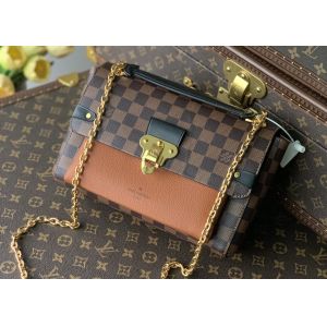 Buy cheap M40108 M40109 M401130 M40312 Damier Ebene Carvas And Soft Cowhide With Unique Design Chain Cross-Body Bag from wholesalers