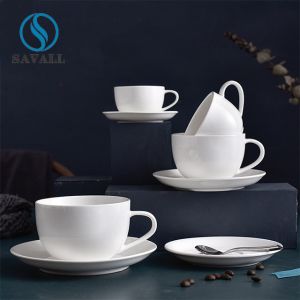 Buy cheap LFGB Porcelain Cup And Saucer Set from wholesalers
