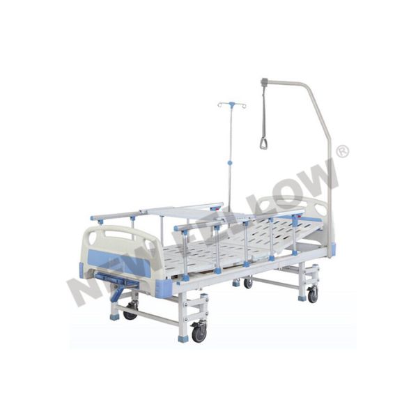 Quality Modern Portable Adjustable Medical Bed With Foldaway Guardrail for sale