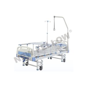 Buy cheap Modern Portable Adjustable Medical Bed With Foldaway Guardrail from wholesalers
