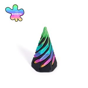 Buy cheap PLA 3D Printed Vortex Thread Illusion Pass Through Pyramid Fidget Toy for Kids and Adults from wholesalers