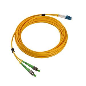 FC to LC singlemode duplex optical fiber jumper 0.2dB insertion loss corning