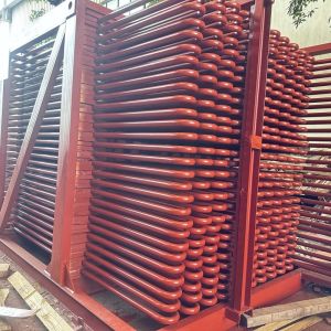 China Customized Heat Transfer Area Boiler Superheater Coils with Painted Surface and Customized Coil Length on sale