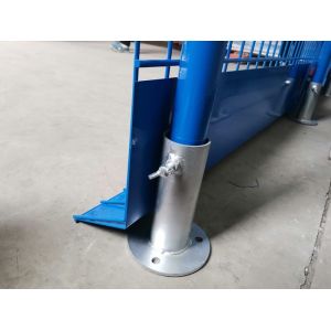 Buy cheap Giant Fence Blue Pvc Coated 1150*2600mm Fall Protection Fence from wholesalers