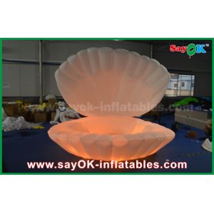 China Popular Valentine Outdoor Inflatable Decorations For Engagement Event Inflable Ocean Themed Shell on sale