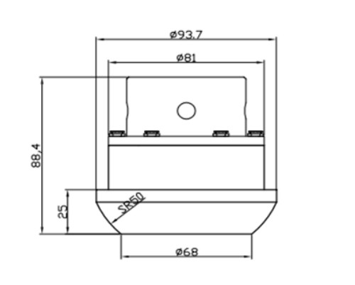 304 Stainless Steel Hammer Union Pressure Transmitter Output Signal 4-20mA