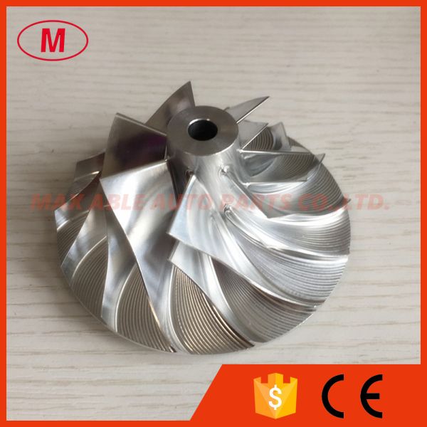HX35 51.95/83.03 mm 7+7 blades turbo milling/aluminum 2618/billet compressor wheel