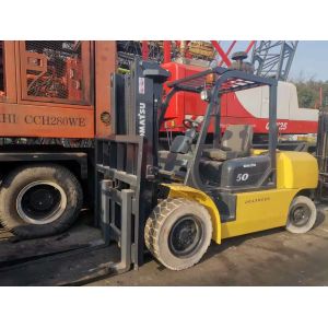 Buy cheap Solid Tire 5T Komatsu FD50 Diesel Second Hand Forklift from wholesalers