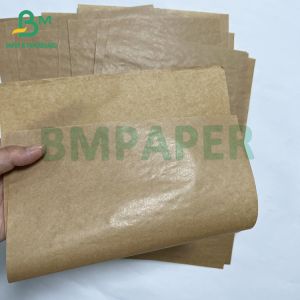 40grs food safe one side premium glossy brown sack kraft paper