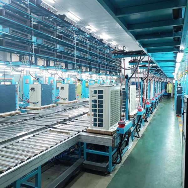 Quality Split Type Air Conditioner Automation Conveyor Line with Test System for sale
