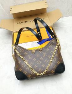 Buy cheap OEM Black Branded Monogram Boulogne Bag Womens Purses Handbags 2way Louis Vuitton M45831 product