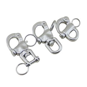 Buy cheap 304/316 Stainless Steel Marine Quick Release Swivel Eye Snap Shackle from wholesalers